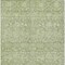 Homeroots 10' X 14' Artichoke Green And Ivory Floral Washable Indoor Outdoor Area Rug 604658 - alternate 8