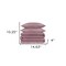 Homeroots Purple Red King Cotton Blend 1200 Thread Count Washable Duvet Cover Set 528207 - alternate 5