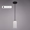 Vaxcel Shelby Mini Pendant Light, Matte Black, White Marble Glass, 5.25-In. Wide P0479 - alternate 8