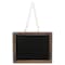 Homeroots 15" X 19" Brown Wood Hanging Chalkboard 642297 - alternate 1