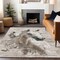 Homeroots 3' X 5' Ivory And Gray Horse Washable Indoor Outdoor Area Rug 618685 - alternate 9