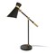 Homeroots 30" Black and Gold Metal Desk Table Lamp With Black Cone Shade 524316 - alternate 8
