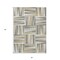 Homeroots 3' X 5' Beige Gray And Ivory Geometric Washable Indoor Outdoor Area Rug 598232 - alternate 8