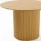Homeroots 46" Brown Solid Wood Pedestal Base Round Top Dining Table 720972 - alternate 4