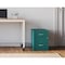Space Solutions 14.25 in W 2 Drawer Vertical File Cabinet W/ Accessory Drawer, Teal 25967 - alternate 19