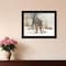 Homeroots The Joy of Snow 3 Black Framed Print Wall Art 407376 - alternate 5