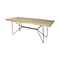 Homeroots 80" Brown And Black Solid Wood And Metal Dining Table 380476 - alternate 8