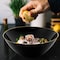 Smarty Had A Party 32 oz Black with Gold Rim Organic Round Disposable Plastic Bowls 60 Bowls, 60PK 9332BG-CASE - alternate 10