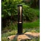Gardenised 24-Inch Round LED Bollard Path Lights - Durable Decorative Aluminum Wired Landscape Lighting for QI004596-24 - alternate 9