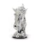 Homeroots 11" Silver Glass Figurine Tabletop Sculpture 284045 - alternate 1