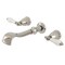 Kingston Brass Two-Handle Wall Mount Tub Faucet, Polished Nickel KS5026PL - alternate 1