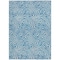 Homeroots 5' X 8' Teal Blue And Ivory Abstract Washable Indoor Outdoor Area Rug 599761 - alternate 9