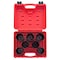 Sunex 1/2 in Drive Sae & Metric Wheel Bearing Locknut 7-Piece Socket Set 2847 - alternate 3