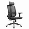 Leisuremod Nift Mesh Ergonomic Swivel Office Chair with Headrest NO62BL - alternate 1