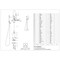 Anzzi Gazelle Series 2-Handle Freestanding Claw Foot Tub Faucet with Hand Shower in Brushed Nickel FS-AZ0047BNR - alternate 3