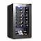 Yeego 18.9" 34 Bottles Freestanding Single Zone Wine Cooler Refrigerator YG-WSJC95-25US-ZO - alternate 9
