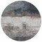 Homeroots 8' Gray Black And Brown Round Abstract Washable Indoor Outdoor Area Rug 603025 - alternate 8