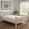 Homeroots Natural Dark Brown Finish Low Post Cedar Log Twin Bed 370299 - alternate 6
