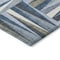Homeroots 9' X 12' Denim Blue Gray And Ivory Geometric Washable Indoor Outdoor Area Rug 598254 - alternate 7