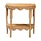 Bali & Pari Paisley Bohemian Scallop Light Honey Rattan Console Table 252-14112-ZORO - alternate 10