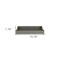 Homeroots 16in Gray Wood Faux Shagreen Serving Tray With Handles 518598 - alternate 8