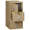 Fireking 3 Drawer, 1 Hr Fire Rated, Vertical, 31" Legal, Safe-In-A-File Sand 3-2131-CSASF - alternate 4