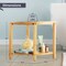 Lavish Home Corner Shower Bench Water Resistant Shower Stool for Inside Shower, Bathroom, or Sauna Foot Rest ST-BATH8-NT - alternate 9