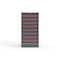 Strong Hold 9 drawer cabinet - (9x 5ft) - Red accents - Electronic Lock S3060-PPRAS-0905DS - alternate 1