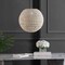 Jonathan Y Luna 15.75" 1-Light Bohemian Modern Woven Rattan/Iron LED Pendant, Cream/White JYL6503B - alternate 11
