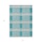 Homeroots 10' X 14' Teal Blue Gray And Ivory Plaid Washable Indoor Outdoor Area Rug 597594 - alternate 9