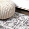 Jonathan Y Scala Grand Medallion Ornate Brown/Ivory 2 ft. x 10 ft. Runner Rug MDP500A-210 - alternate 8