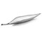 Homeroots 36in Silver Aluminum Leaf Shaped Centerpiece Bowl 354895 - alternate 6