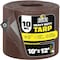 Boen Heavy Duty Tarp, 10 ft x 12 ft, 10 Mil, Brown, Polyethylene BS-1012 - alternate 1