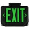 Dual-Lite Exit Sign with Emergency Lights, White, 1 or 2 Face(s), LED, Universal Mount EVCURWD4 - alternate 6