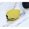 Homeroots 6in Yellow Lemon Metal Handmade Tray 483172 - alternate 6
