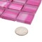 Apollo Tile Fuchsia Pink 11.3 in x 11.3 in Glass Glossy Floor and Wall Mosaic Tile 4.43 sqft/case, 5PK APLJP88309A - alternate 6