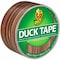 B & K Duck 1.88 in. W X 10 yd L Brown Woodgrain Duct Tape 283051 - alternate 1