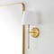 Jonathan Y Olivia 6.5" 1-Light Contemporary Traditional Candlestick Metal/Crystal LED Vanity, Brass Gold JYL9920A - alternate 7