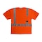 Radians T-Shirt, Type R Class 2, R, Birdseye Mesh, Hi-Vis Orange, L ST11-2POS-L - alternate 11