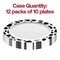 Smarty Had A Party 7.5" White w/Black Dalmatian Spots Round Dispos. Plastic Appetizer/Salad Plates (120 Plates), 120PK 957BG-CASE - alternate 11