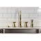 Kingston Brass Double-Handle Widespread Kitchen Faucet with Brass Sprayer, Polished Brass KS2792BEXBS - alternate 5