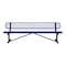 Leisure Craft Portable, Bench with Back, 8ft., Navy B8WBP-NAVY - alternate 1