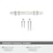 Amerock Carrione 3 inch 76mm Center-to-Center Marble White/Polished Nickel Cabinet Pull BP36639MWPN - alternate 3