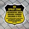 Signmission No Spray Shield Sign No Spray Zone Resid, 6 inch X 6 inch, Plastic Sign, 2PK SHI-P-2PACK-6-405 - alternate 5