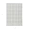 Homeroots 3' X 5' Silver And Ivory Geometric Washable Indoor Outdoor Area Rug 577109 - alternate 9