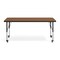 Flash Furniture Commercial Adjustable Height Rectangular Activity Table - Locking Casters-Oak XU-A2460-REC-OAK-T-P-CAS-GG - alternate 9
