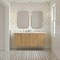 James Martin Vanities Laurent 60 in. Double Vanity, Light Natural Oak, w/ 3 CM Eternal Marfil Quartz Top 545-V60D-LNO-3EMR - alternate 6
