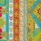 Homeroots 10' X 14' Teal Blue Green And Pink Aztec Washable Indoor Outdoor Area Rug 598525 - alternate 9