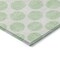 Homeroots 5' X 8' Mint Green And Ivory Polka Dot Washable Indoor Outdoor Area Rug 614918 - alternate 8