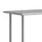Flash Furniture Reese Work Table, 18 Gauge Stainless Steel Top Shelf, Undershelf and 4 Casters w/2 Locking NH-WT-2460-CAS-GG - alternate 9